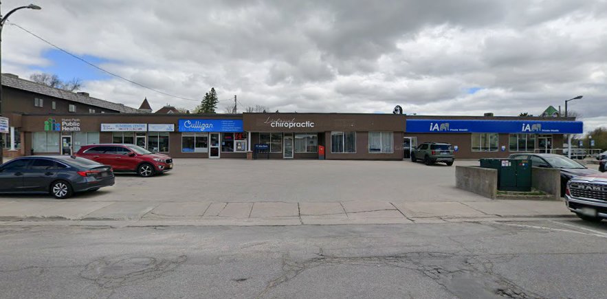 Exterior of Listowel Chiropractic in Smith's Square